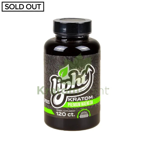 Lipht Kratom Premium Green Maeng Da Capsules 120ct