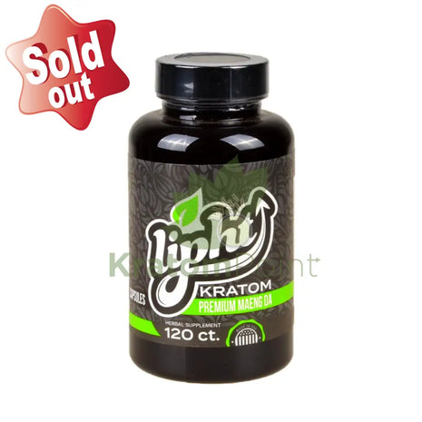 Lipht Kratom Premium Green Maeng Da Capsules 120ct