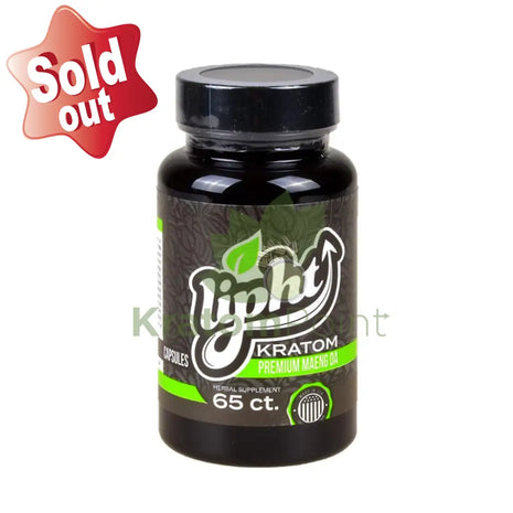Lipht Kratom Premium Green Maeng Da Capsules 65ct
