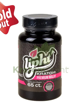 Lipht Kratom Premium Malay Capsules 65ct