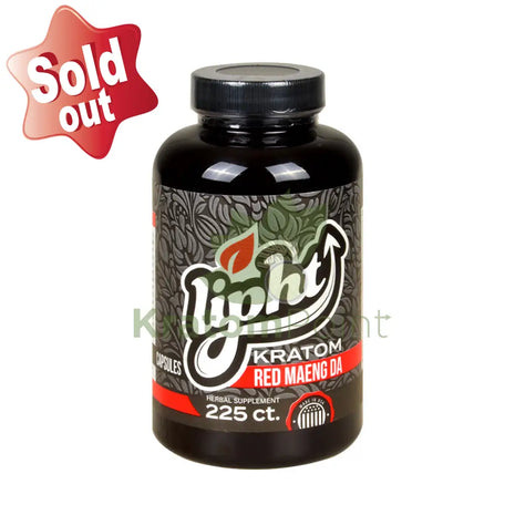 Lipht Kratom Premium Red Maeng Da Capsules 225ct