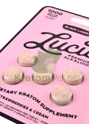 Lucid 200mg Strawberries & Cream Premium Black Label Alkaloids 5ct