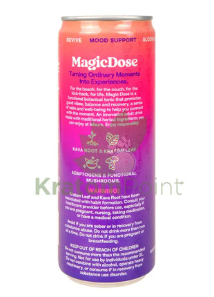 Magic Dose Euphoric Seltzer Black Cherry 12fl oz can