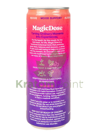 Magic Dose Euphoric Seltzer Black Cherry 12fl oz can