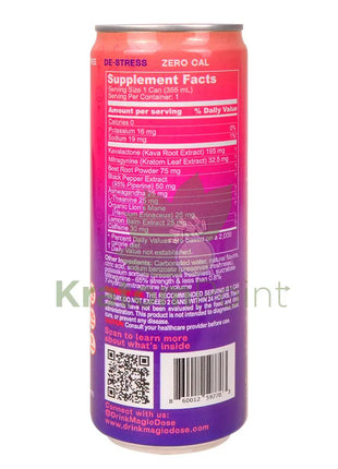 Magic Dose Euphoric Seltzer Black Cherry 12fl oz can