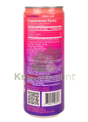 Magic Dose Euphoric Seltzer Black Cherry 12fl oz can