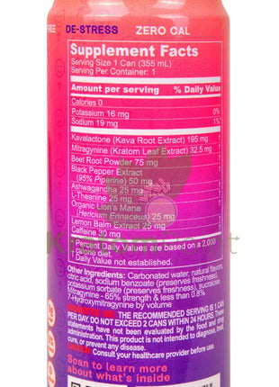 Magic Dose Euphoric Seltzer Black Cherry 12fl oz can