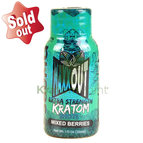 Maxx Out Extra Strength 30Ml Berry Mix Kratom Shot 1Ct Bottle