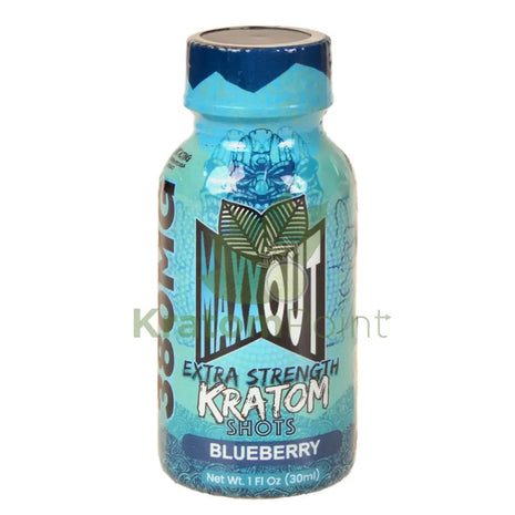Maxx Out Extra Strength 30ml Blueberry Kratom Shot 1ct bottle