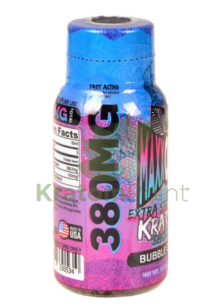 Maxx Out Extra Strength 30ml Bubble Gum Kratom Shot 1ct bottle