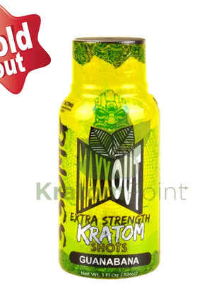 Maxx Out Extra Strength 30Ml Guanabana Kratom Shot 1Ct Bottle