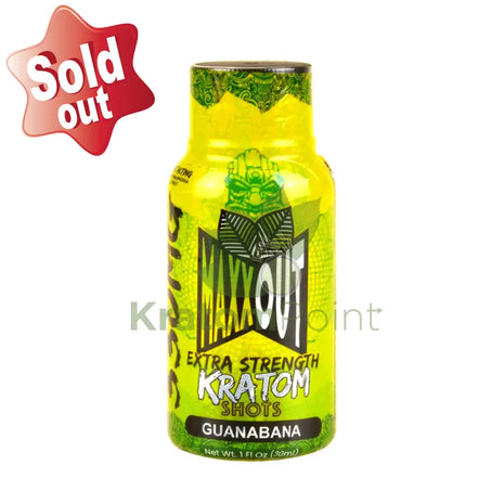 Maxx Out Extra Strength 30Ml Guanabana Kratom Shot 1Ct Bottle