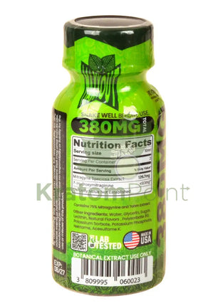 Maxx Out Extra Strength 30ml Lemon Lime Kratom Shot 1ct bottle