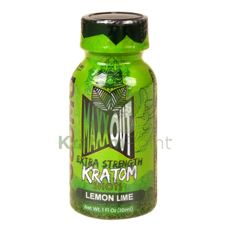 Maxx Out Extra Strength 30ml Lemon Lime Kratom Shot 1ct bottle