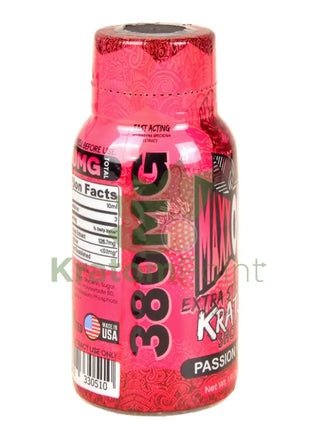 Maxx Out Extra Strength 30ml Passion Fruit Kratom Shot 1ct bottle