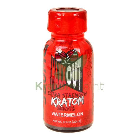 Maxx Out Extra Strength 30ml Watermelon Kratom Shot 1ct bottle