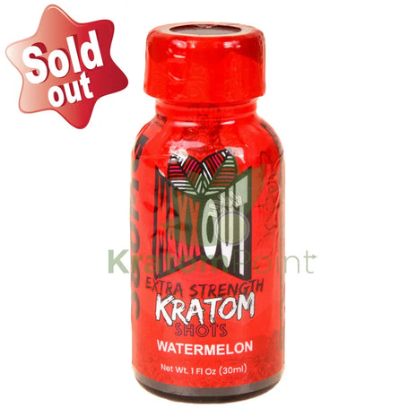 Maxx Out Extra Strength 30ml Watermelon Kratom Shot 1ct bottle