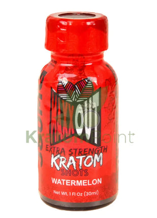 Maxx Out Extra Strength 30ml Watermelon Kratom Shot 1ct bottle