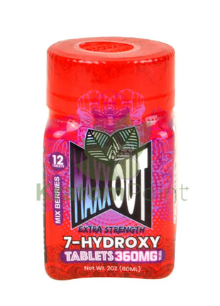 Maxxout 7-Hydroxy Mixed Berry Tablets 360mg 12 count Hydroxy