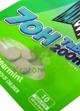 Maxxout 7-Hydroxy Spearmint Tablets 200mg 10 count Hydroxy