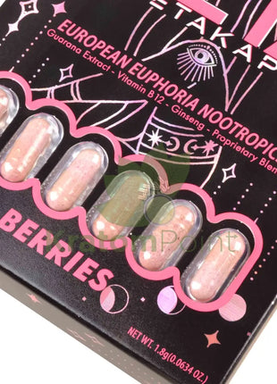Meta Tabz KetaKapz European Euphoria Nootropics Berries 6 Capsules Nootropics