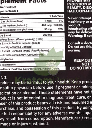 Meta Tabz KetaKapz European Euphoria Nootropics Berries 6 Capsules Nootropics