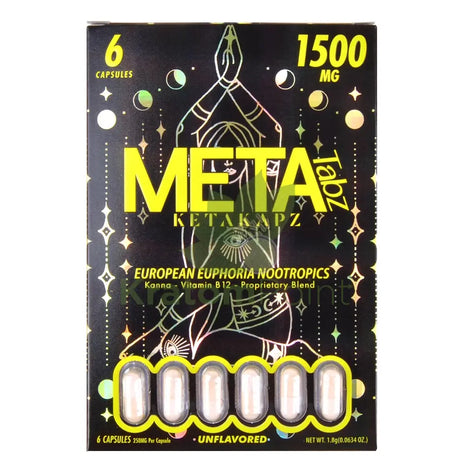 Meta Tabz KetaKapz European Euphoria Nootropics Unflavored 6 Capsules Nootropics