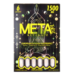 Meta Tabz KetaKapz European Euphoria Nootropics Unflavored 6 Capsules Nootropics