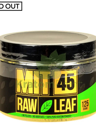 Mit 45 Raw Leaf Green Vein Powder, 125 grams