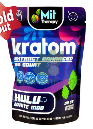 Mit Therapy Kratom Hulu + White Indo 90 Count