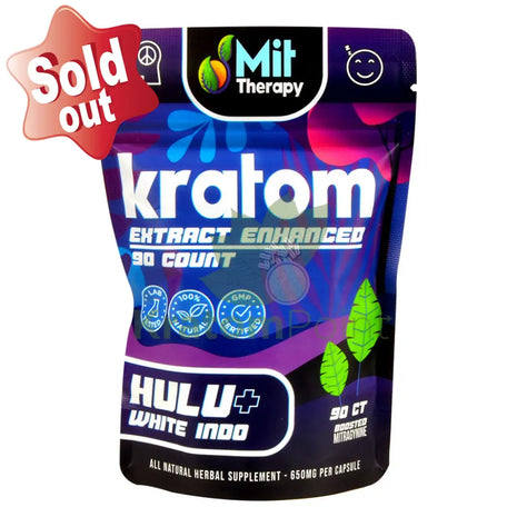 Mit Therapy Kratom Hulu + White Indo 90 Count