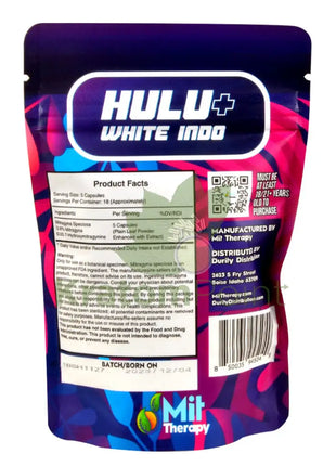 Mit Therapy Kratom Hulu + White Indo 90 Count