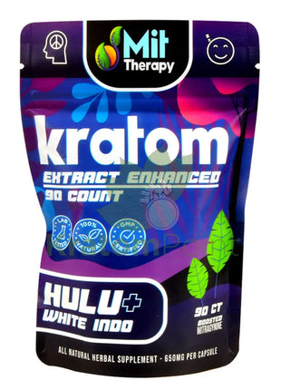 Mit Therapy Kratom Hulu + White Indo 90 Count