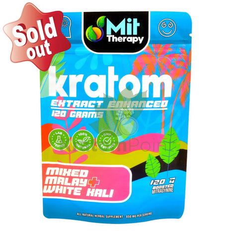 Mit Therapy Kratom Mixed Malay + White Kali 120 Grams