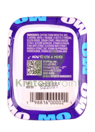 Mojo Blue Raspberry Energy Pouches 50mg 15 count pouches Caffeine