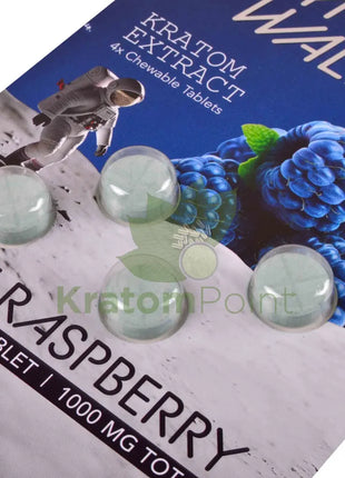 Moon Walker Blue Raspberry Kratom Extract Tablets 250mg 4 count