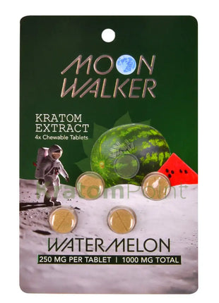 Moon Walker Watermelon Kratom Extract Tablets 250mg 4 count kratom extract