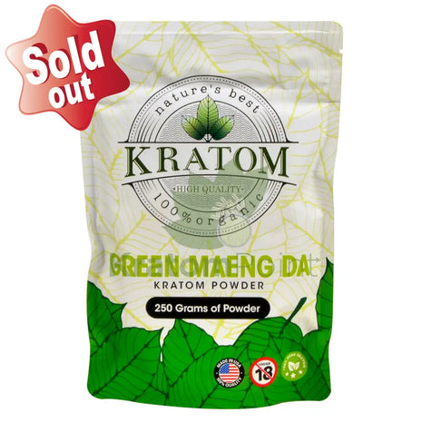 Natures Best Kratom Powder Green Maeng Da 250 Grams