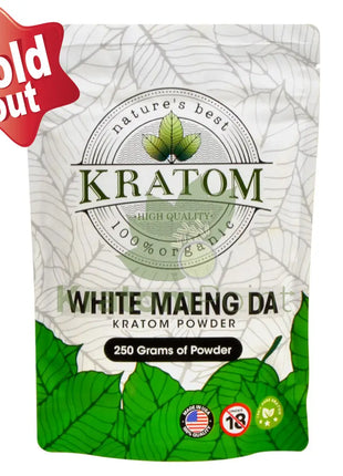 Natures Best Kratom Powder White Maeng Da 250 Grams