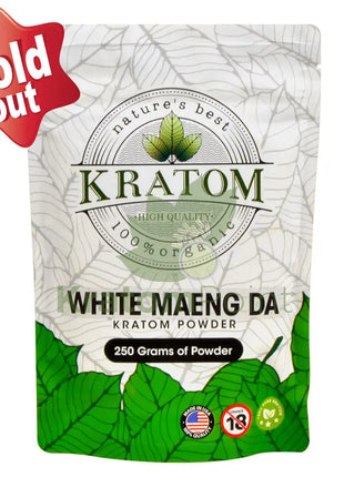 Natures Best Kratom Powder White Maeng Da 250 Grams