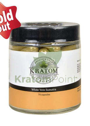 Nature's Best Kratom White Vein Sumatra, 70 capsules