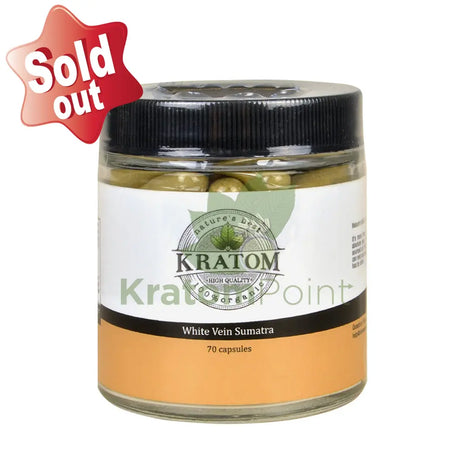 Nature's Best Kratom White Vein Sumatra, 70 capsules