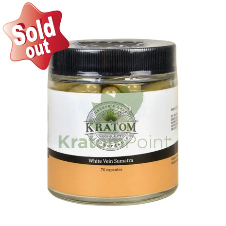 Nature's Best Kratom White Vein Sumatra, 70 capsules