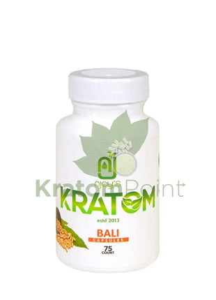 Njoys Bali Kratom Capsules 75 Count