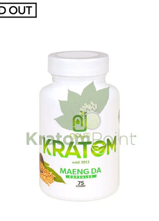 Njoys Maeng Da Kratom Capsules 75 Count