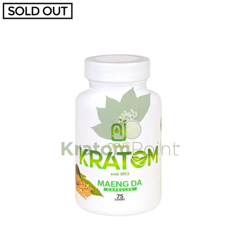 Njoys Maeng Da Kratom Capsules 75 Count