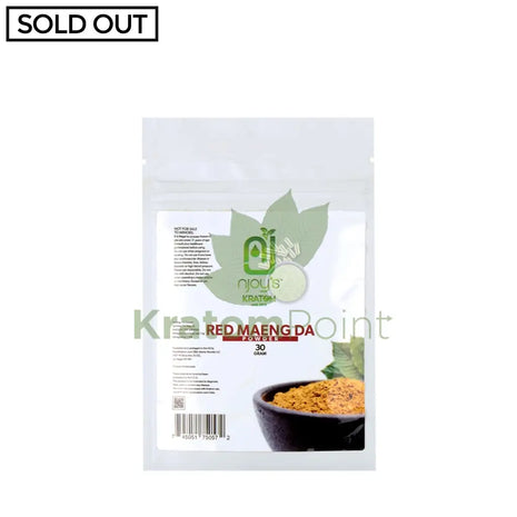 Njoys Red Maeng Da Kratom Powder 30 Grams