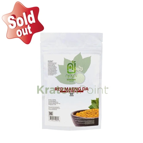 Njoys Red Maeng Da Kratom Powder 85 Grams