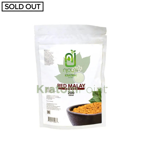Njoys Red Malay Kratom Powder 200 Grams
