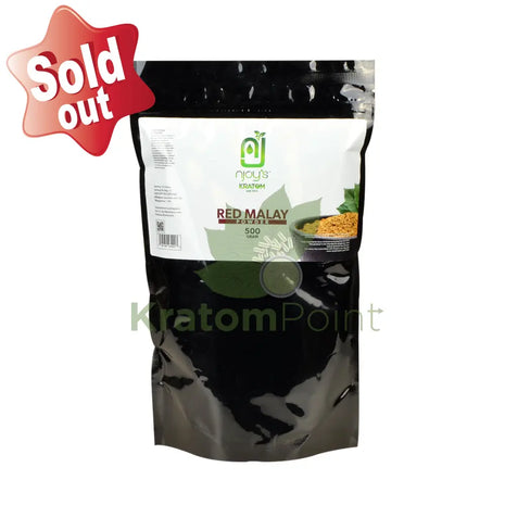 Njoys Red Malay Kratom Powder 500 Grams